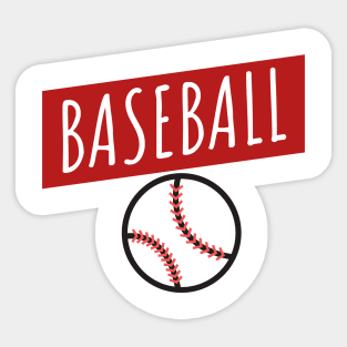 Baseball ball Sticker